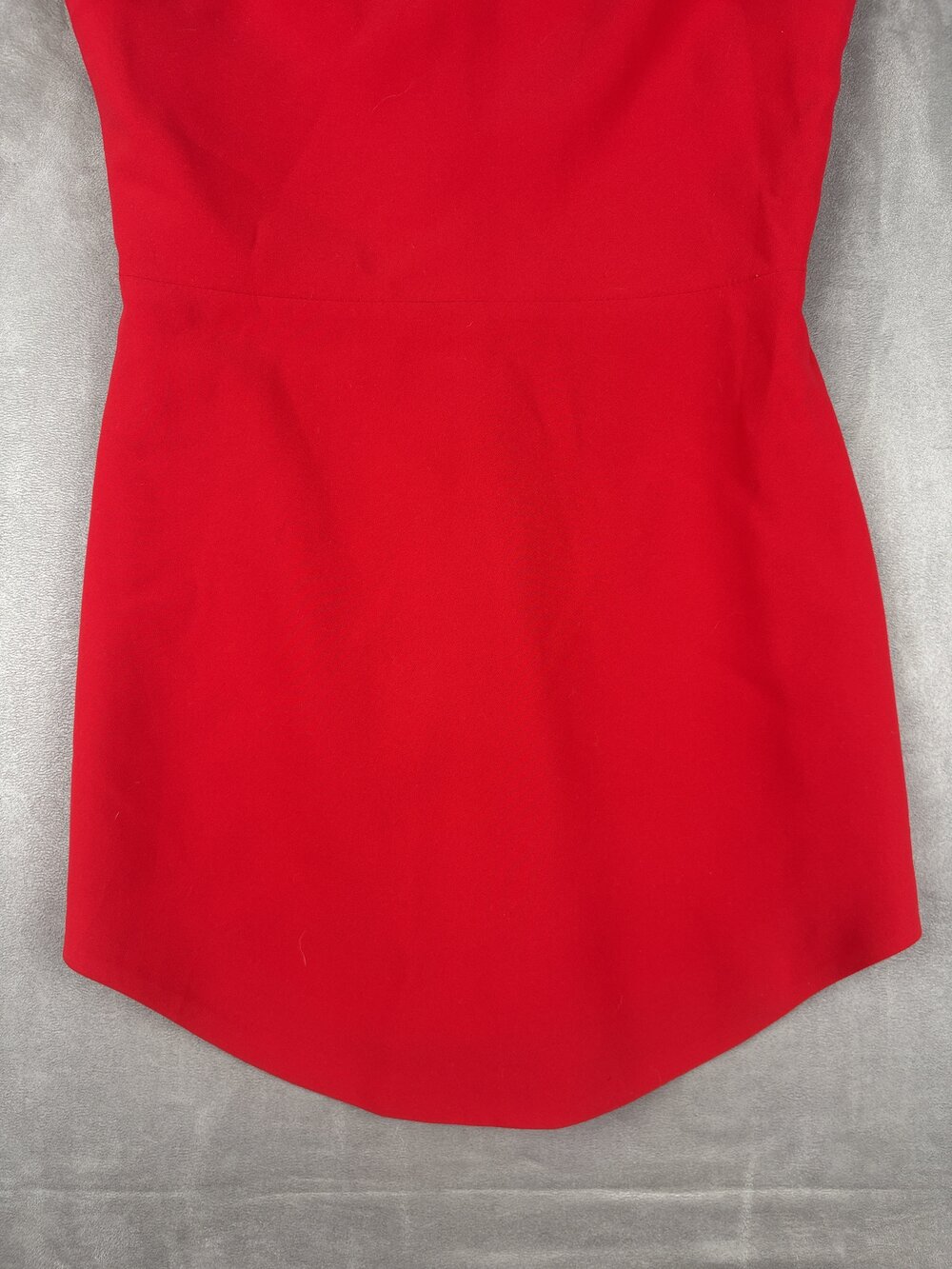 Amanda Uprichard Red Sleeveless Mock Neck Midi Dress Sz S - Picture 7 of 10